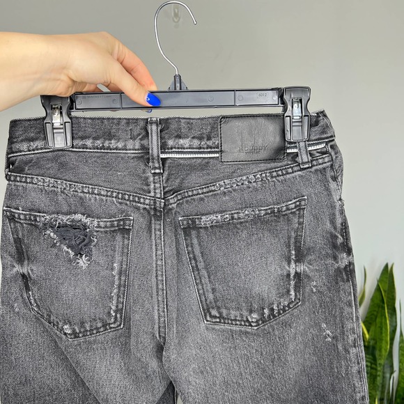 Moussy Black Vintage Distressed Jeans '025EAC11-1000' 27 Howlin Tapered - Picture 3 of 8